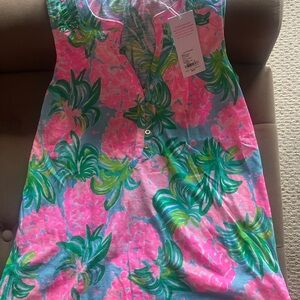 Lilly Pulitzer Pink and Green Patterned top